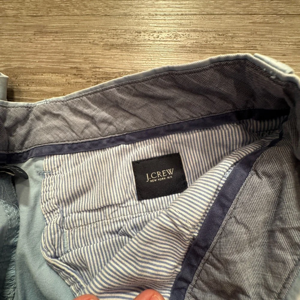 J Crew Shorts‎ Mens 30 Blue Cotton Beach Resort Preppy Chino Club Short 10